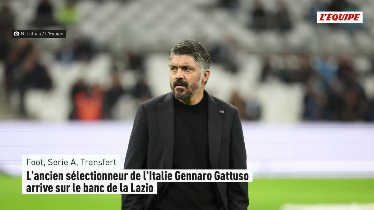 L&rsquo;ancien sélectionneur de l&rsquo;Italie Gennaro Gattuso arrive sur le banc de la Lazio