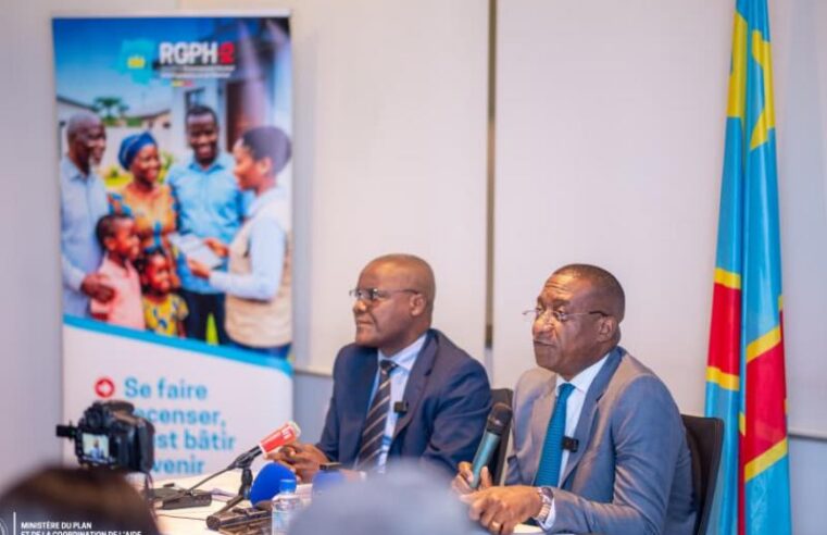 Recensement général de la population en rdc : le gouvernement recrute les agents pour la cartographie censitaire