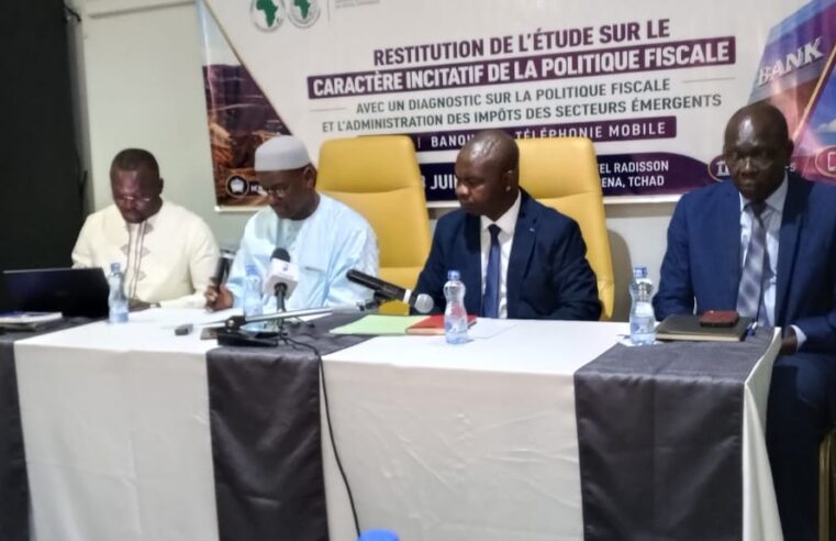 Tchad : les conclusions d’une étude sur la fiscalité des secteurs émergents révélées
