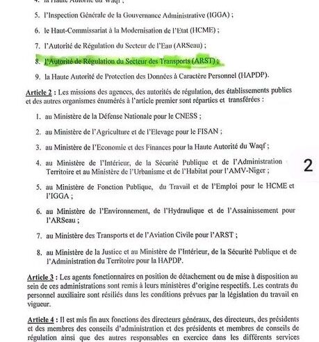 Niger : restructuration de l’exécutif pour une gestion publique plus rigoureuse