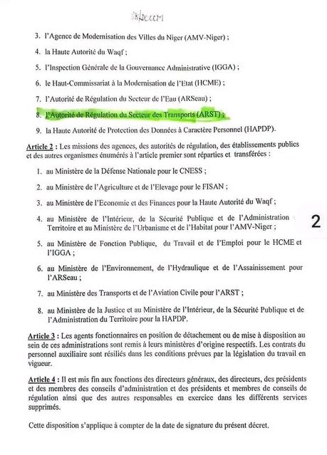 Niger : restructuration de l’exécutif pour une gestion publique plus rigoureuse