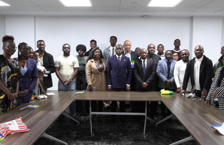 Hermann Immongault à la rencontre de la communauté gabonaise de Madagascar