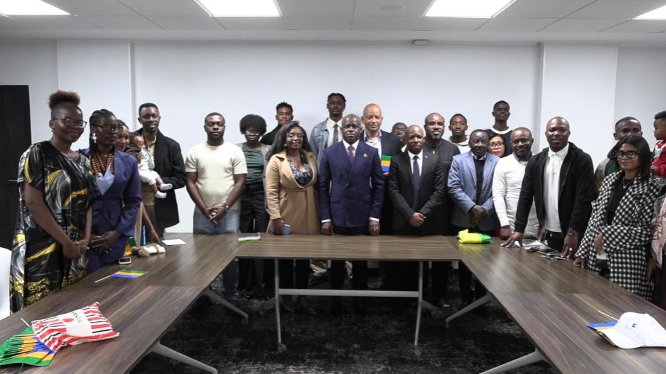 Hermann Immongault à la rencontre de la communauté gabonaise de Madagascar