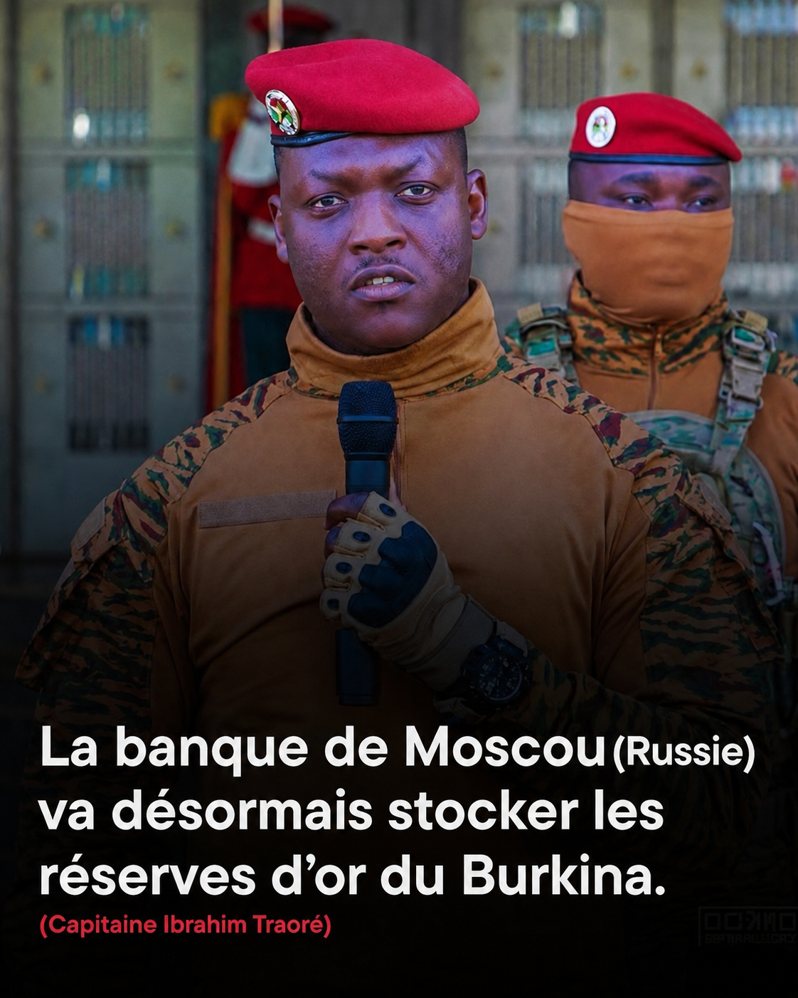 Burkina Faso : l&rsquo;or de Ouagadougou sous influence russe, une souveraineté en question
