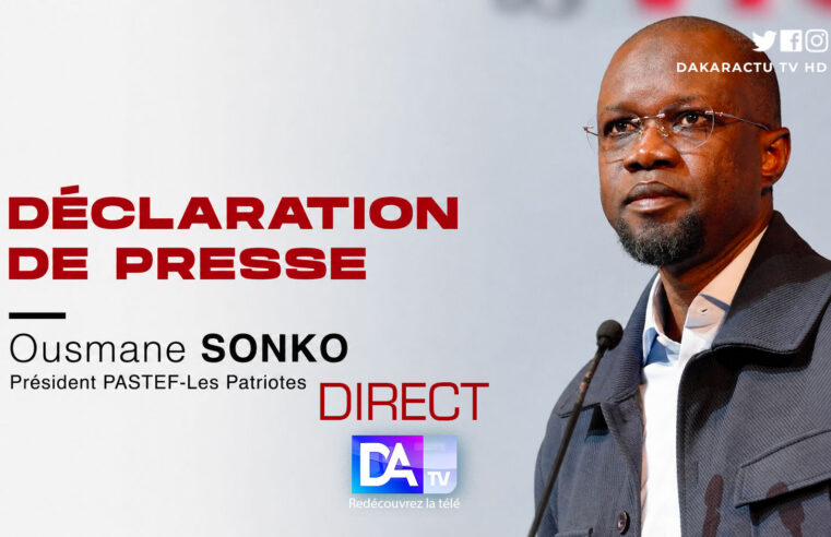 Sonko face aux médias après la formation du gouvernement sénégalais
