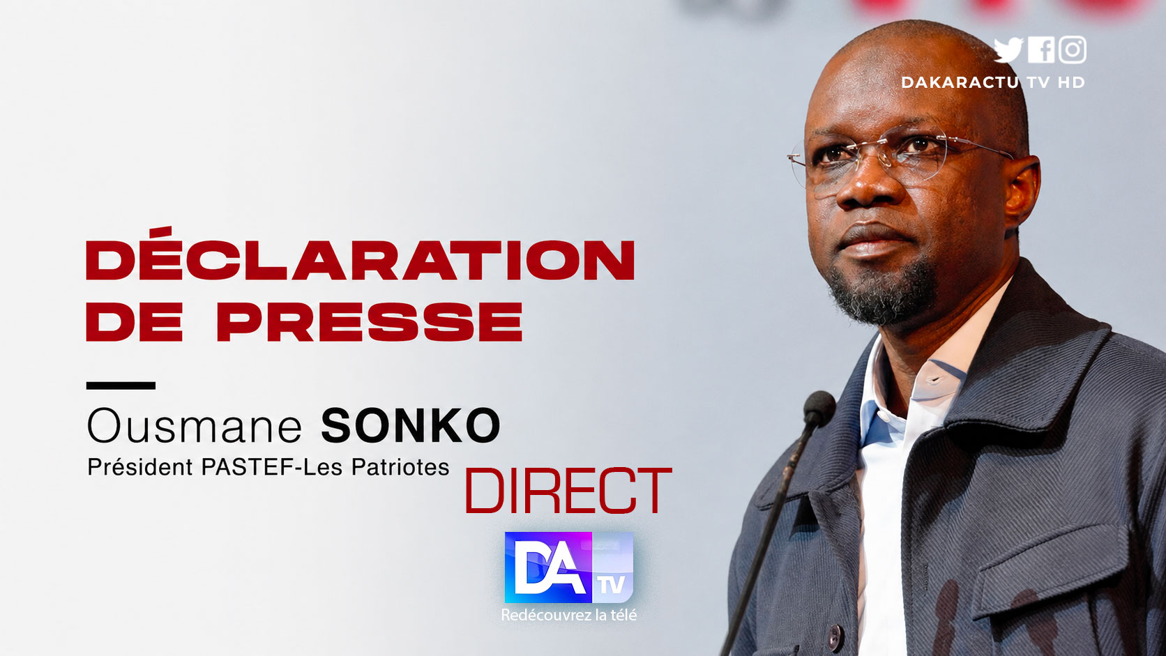 Sonko face aux médias après la formation du gouvernement sénégalais