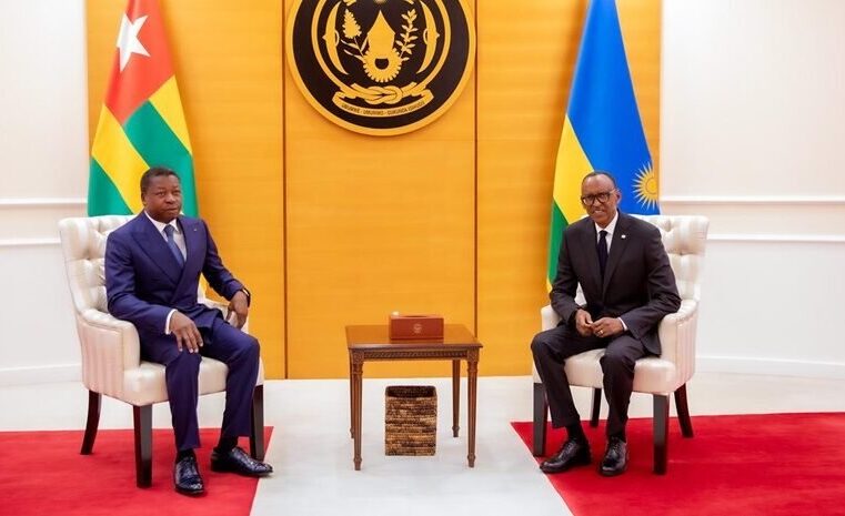 Paul Kagame en visite officielle à Lomé : renforcement des liens entre le Togo et le Rwanda