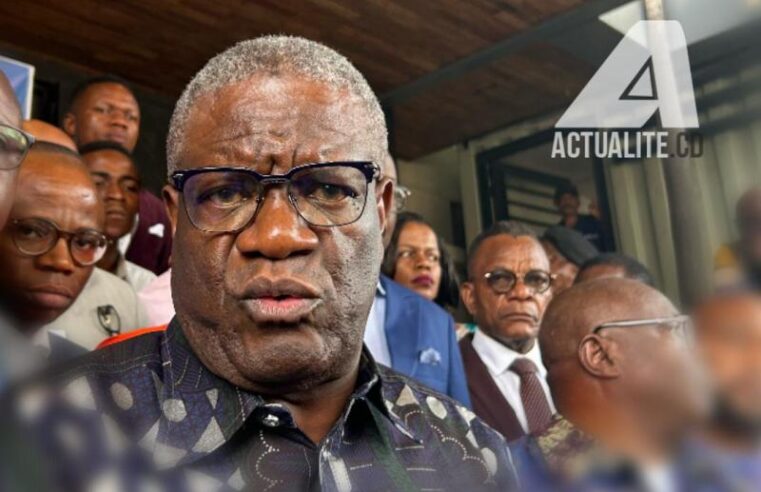 Denis Mukwege soutient la plainte de la RDC contre le Rwanda devant la justice internationale