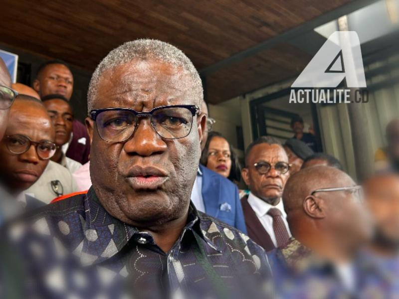 Denis Mukwege soutient la plainte de la RDC contre le Rwanda devant la justice internationale