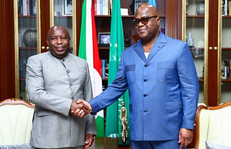 Congo-Kinshasa: Les présidents Félix Tshisekedi et Évariste Ndahishimiye discutent sécurité et coopération à Kinshasa