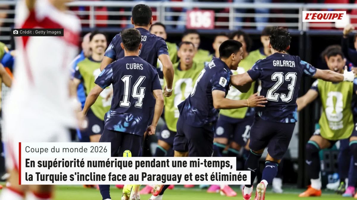 Turquie éliminée malgré une nette domination en mi-temps face au paraguay