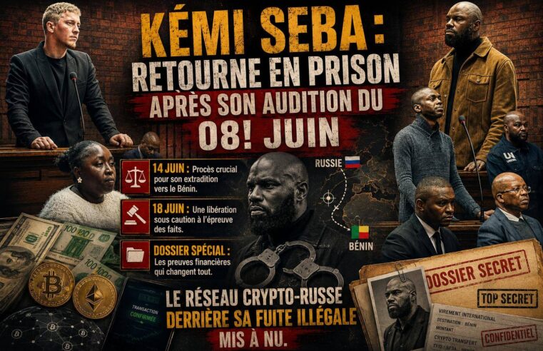 Kemi Seba : la justice sud-africaine face à une affaire de financement russe et d&rsquo;extradition vers le Bénin