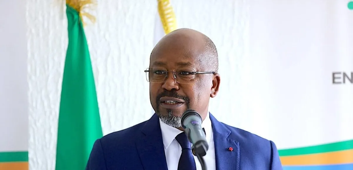 Portrait officiel d'Alain-Claude Bilie-By-Nze, opposant gabonais