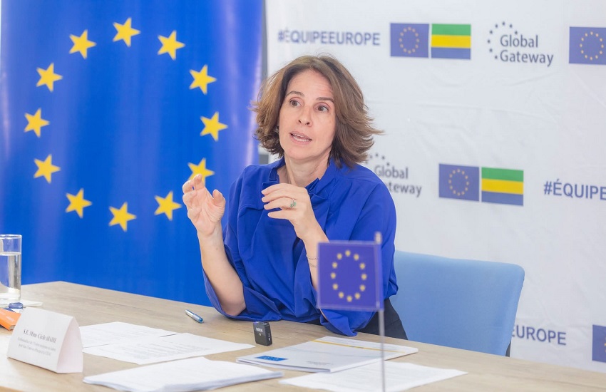 Portrait de Cécile Abadie, ambassadrice de l’Union européenne au Gabon