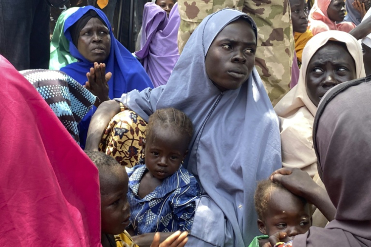 Anciennes victimes de Boko Haram à leur arrivée