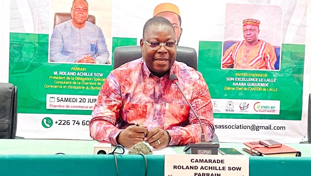 Roland Achille Sow, représentant de la Chambre de commerce et d’industrie du Burkina Faso