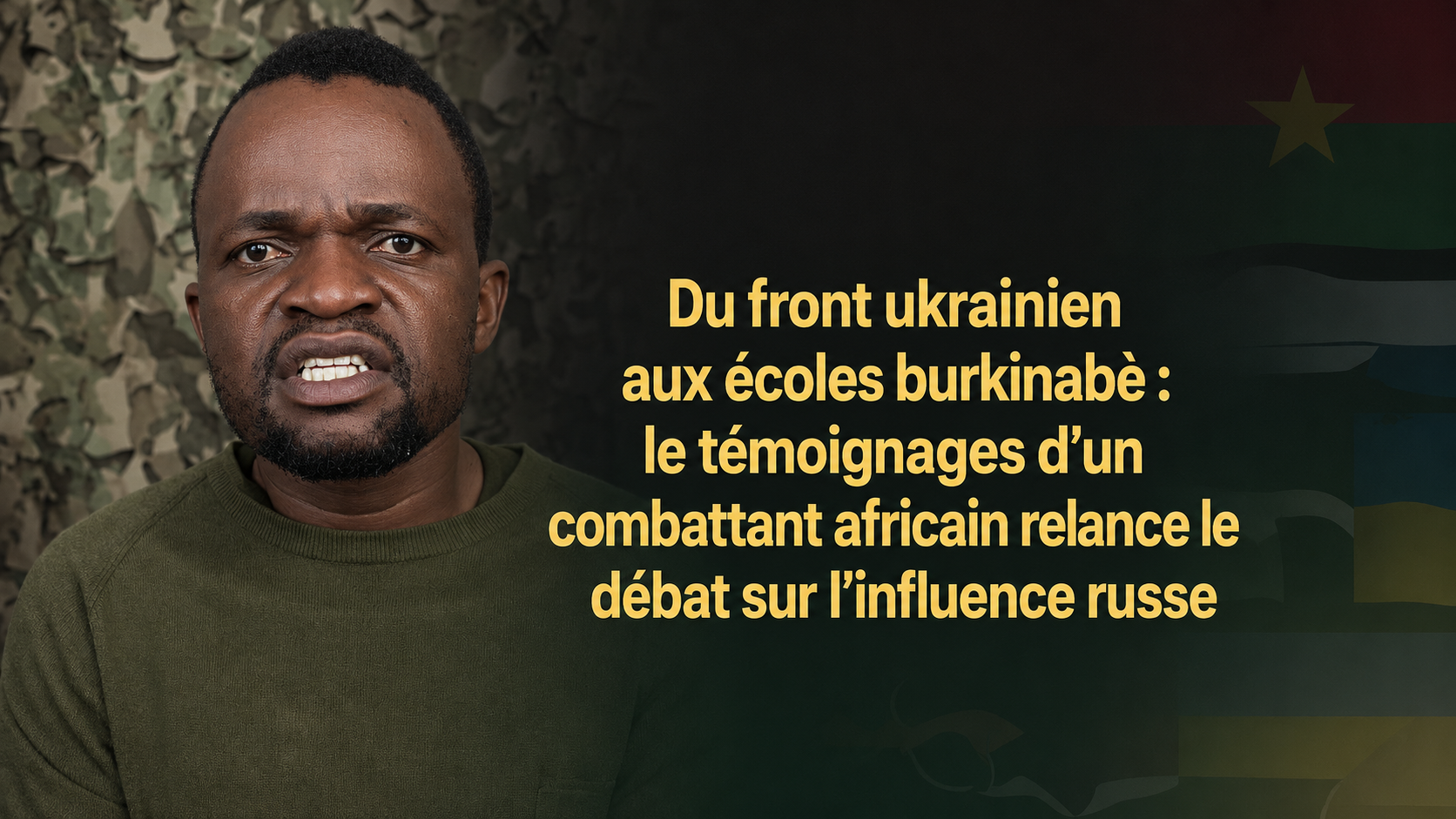 Le recrutement russe en afrique et ses répercussions au Burkina Faso
