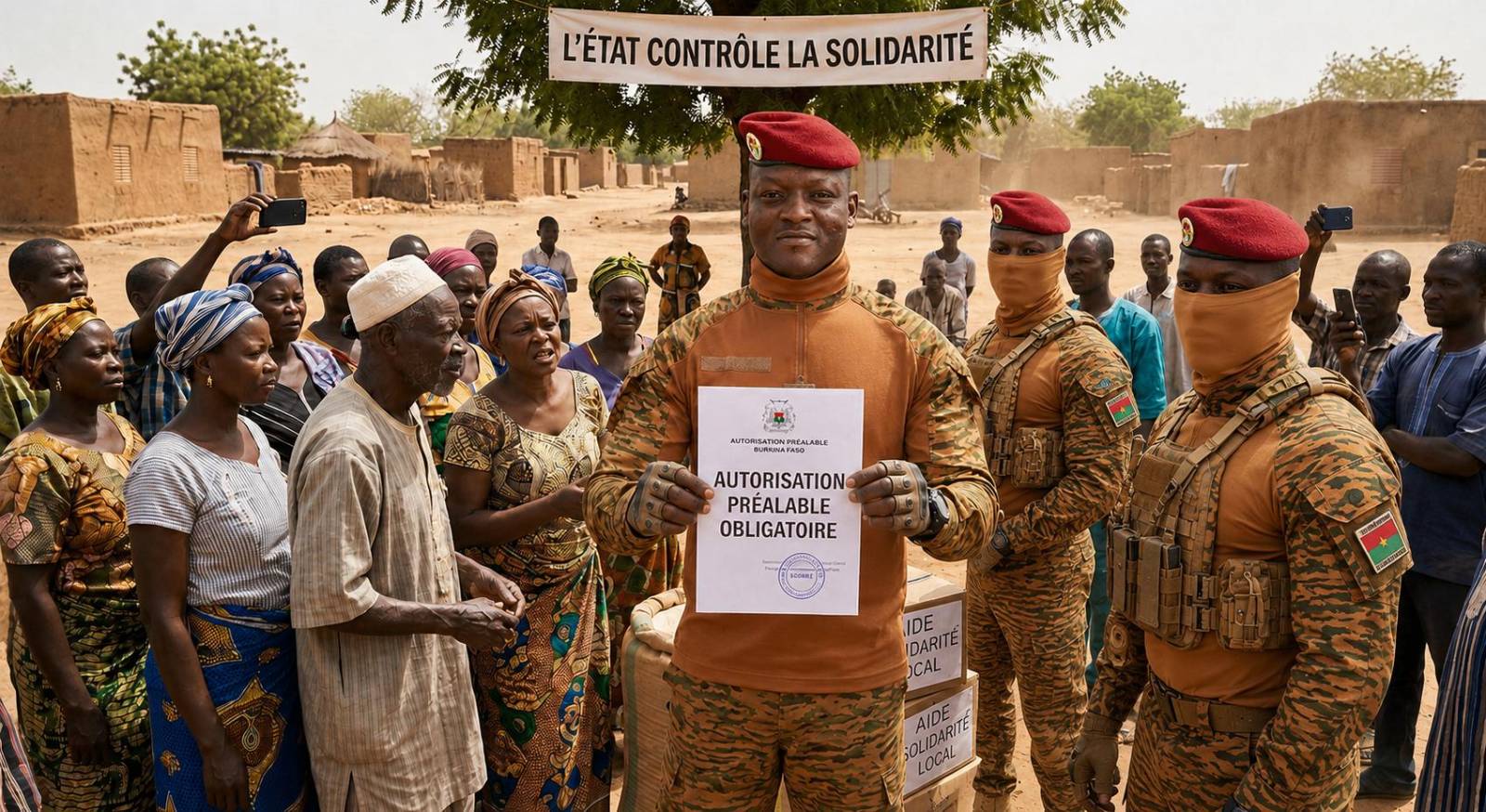 Burkina Faso : la solidarité sous tutelle administrative, un risque pour les populations