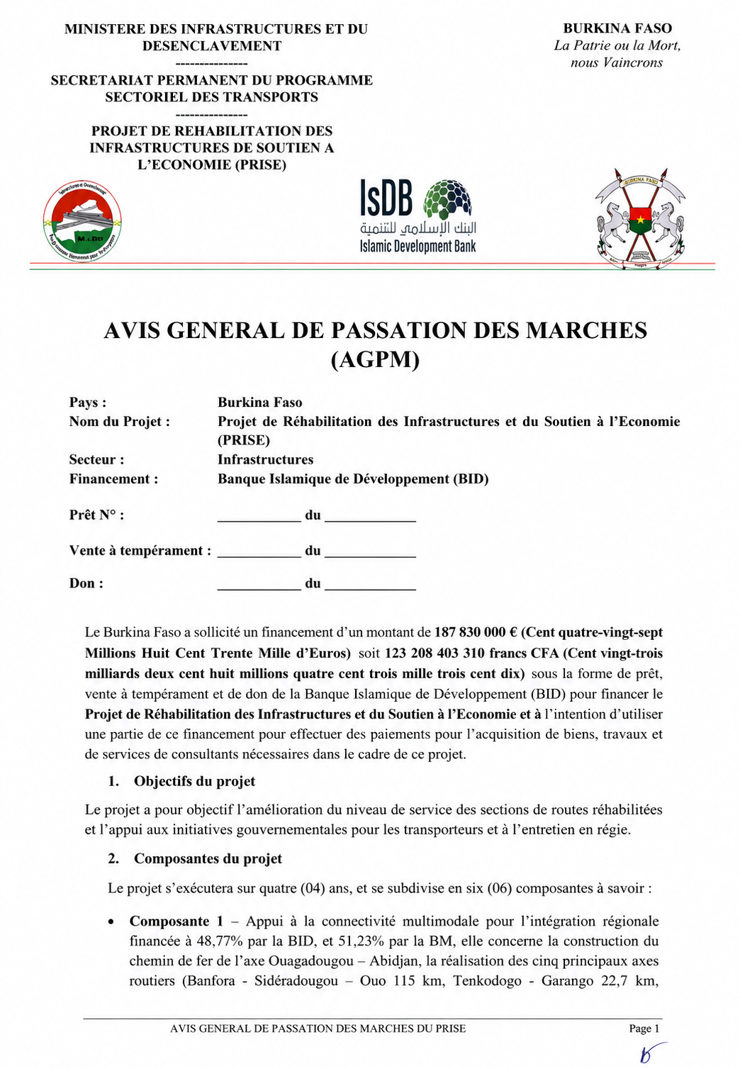 Au Burkina Faso, l&rsquo;autonomie financière est-elle un leurre face à la dette ?