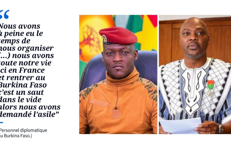 Diplomates burkinabè à Paris en quête de protection face à l&rsquo;instabilité