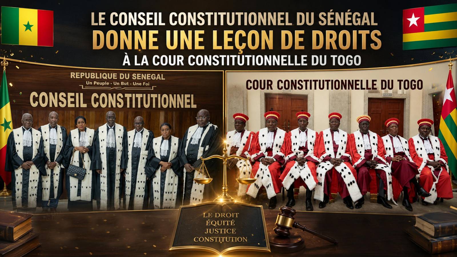 Dakar et Lomé : deux modèles de justice constitutionnelle face à l&rsquo;épreuve du pouvoir