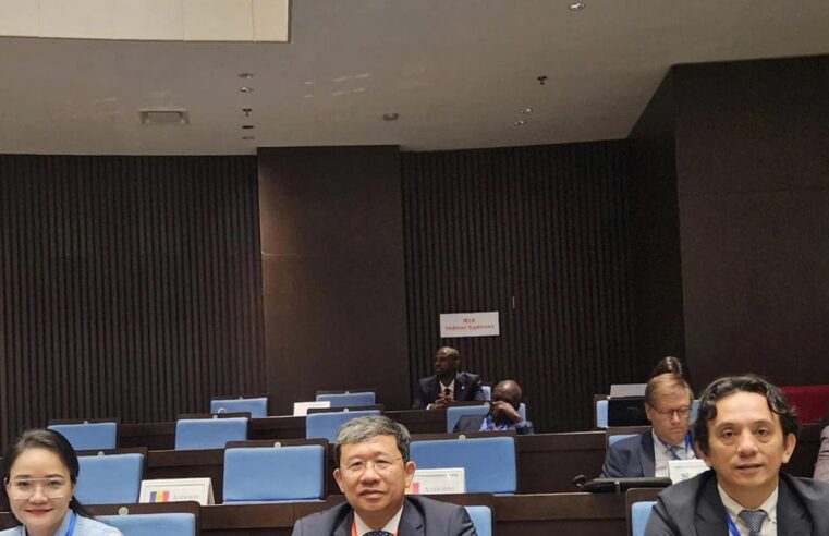 La délégation vietnamienne s&rsquo;engage lors de l&rsquo;assemblée parlementaire francophone au Cameroun
