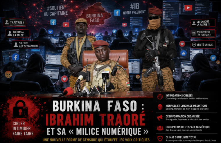 Burkina Faso : les réseaux sociaux, nouvelle arme de répression du régime
