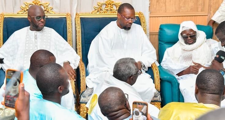 Ousmane sonko célèbre l&rsquo;héritage de serigne touba avant le grand magal