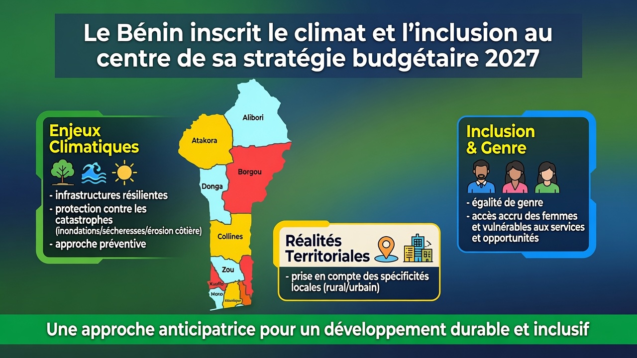 Le Bénin place le climat et l&rsquo;inclusion au cœur de son budget 2027