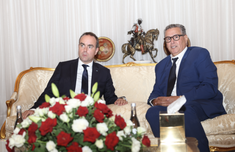 Akhannouch et lecornu unissent Maroc et France à rabats pour un partenariat renforcé