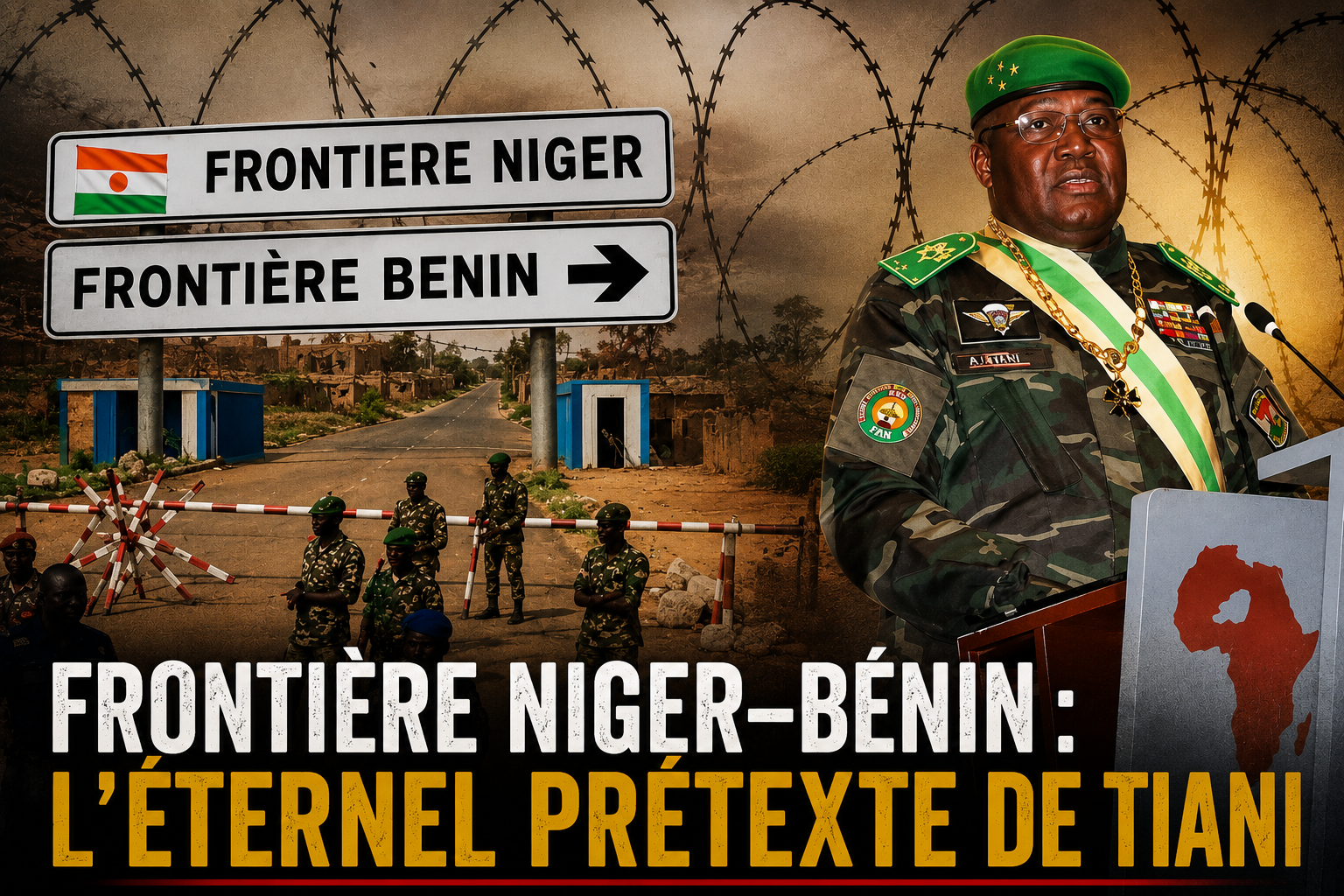 Tiani joue la carte de la souveraineté en verrouillant la frontière Niger–Bénin