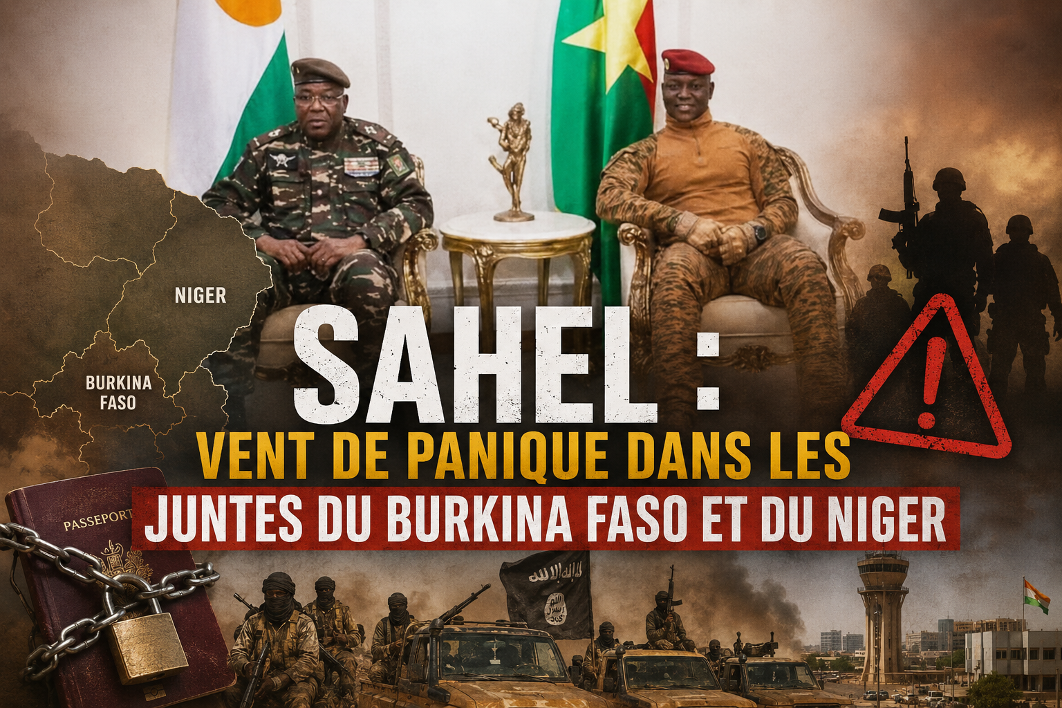 Crise au Sahel : les juntes du Niger et du Burkina sous haute tension