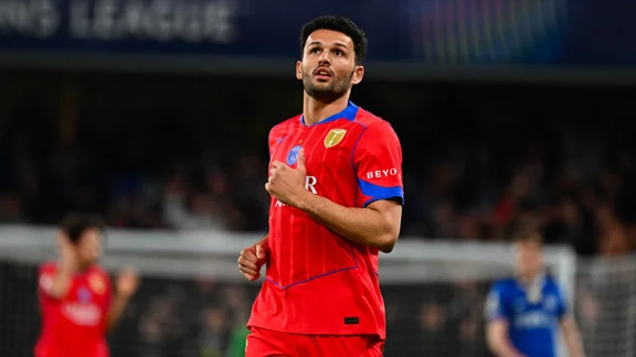 Gonçalo Ramos, attaquant portugais, lors d'un match