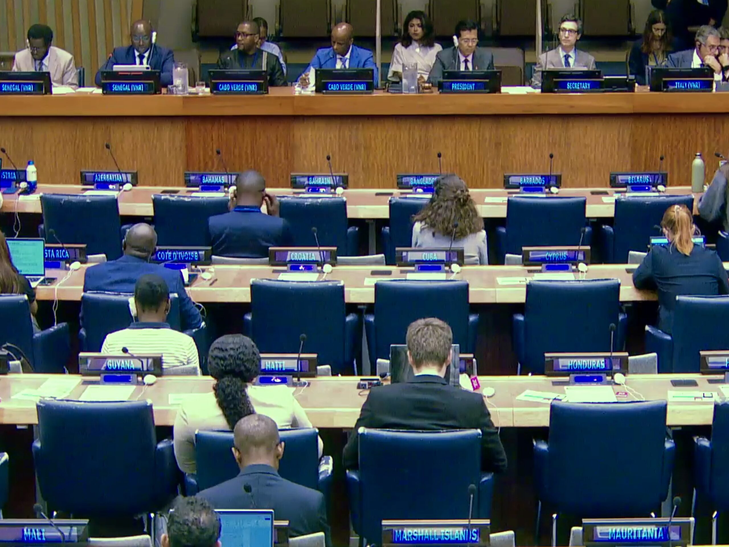 Rencontre diplomatique lors du Forum politique de haut niveau pour le développement durable
