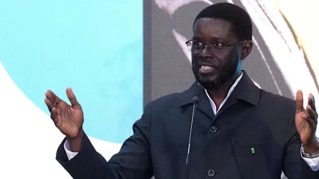 Le président Bassirou Diomaye Faye lors de l'officialisation de son nouveau parti politique Kiiraay – Les Patriotes républicains