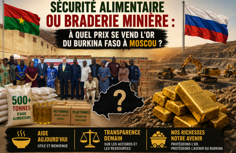 Burkina Faso : entre dépendance alimentaire et enjeux miniers avec la Russie