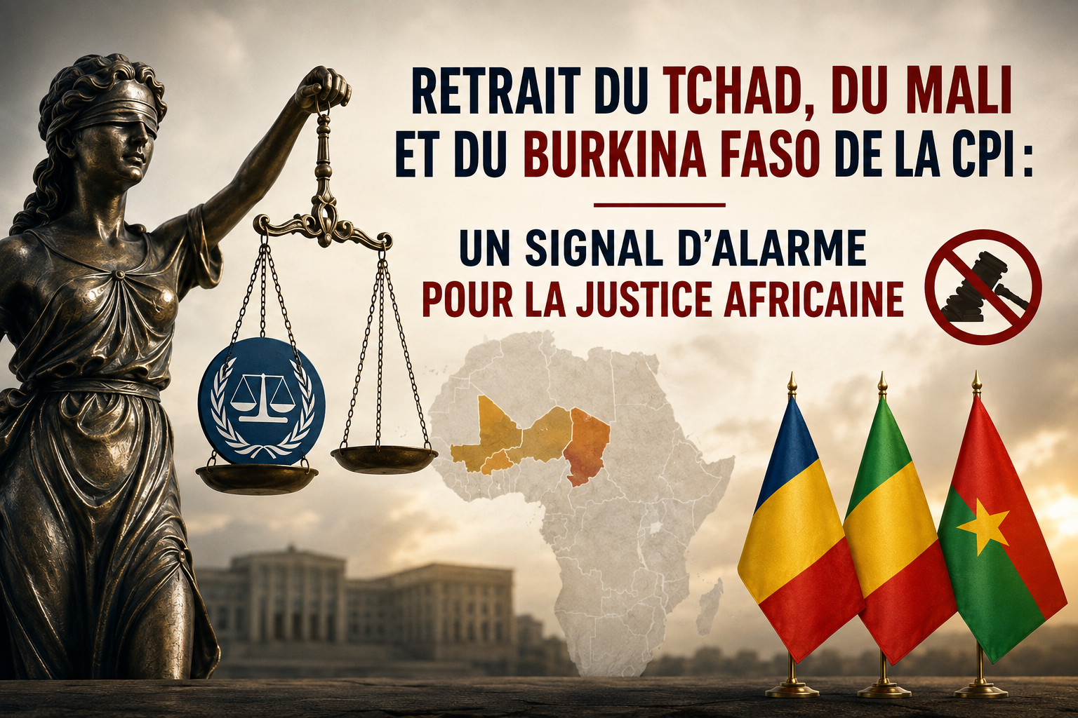 Retrait de la CPI par le Tchad, le Mali, le Burkina Faso et le Niger : entre souveraineté et impunité