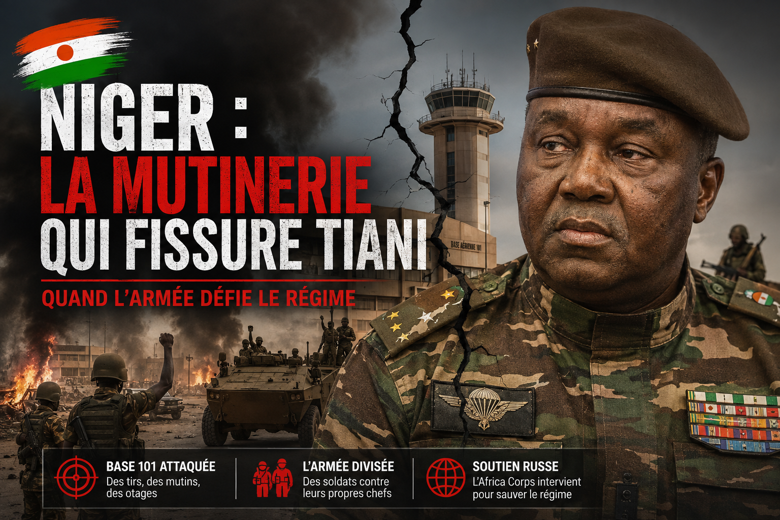 Niger : une mutinerie militaire ébranle les fondements du régime Tiani
