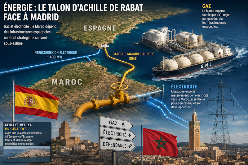 Maroc et espagne : une dépendance énergétique qui pèse sur la géopolitique