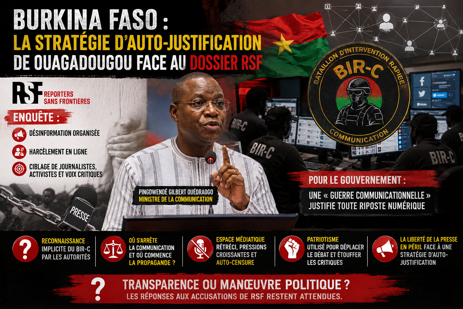 Burkina Faso : pourquoi les autorités misent sur l&rsquo;auto-défense médiatique