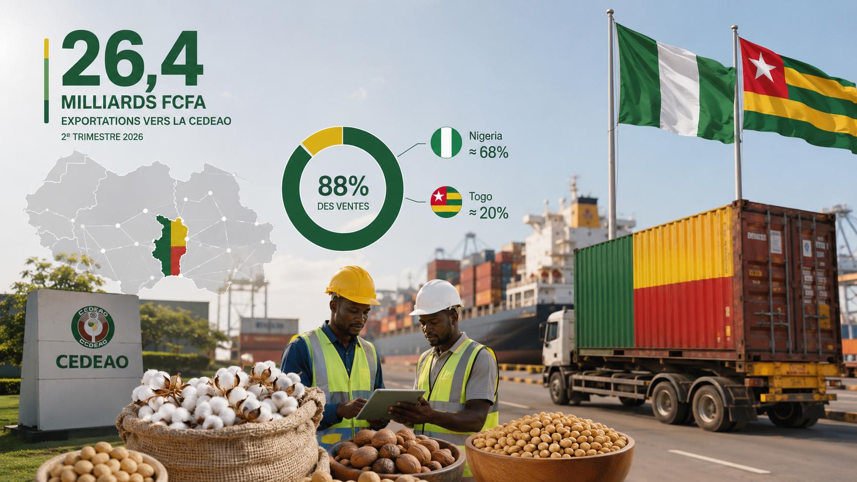 Le Bénin renforce son commerce régional avec la CEDEAO