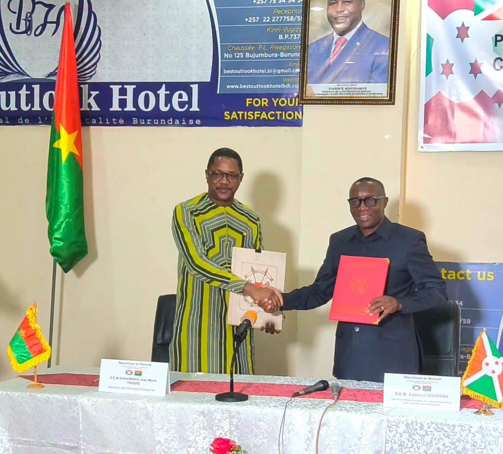 Renforcer la coopération entre le Burkina Faso et le Burundi : 14 accords signés à bujumbura