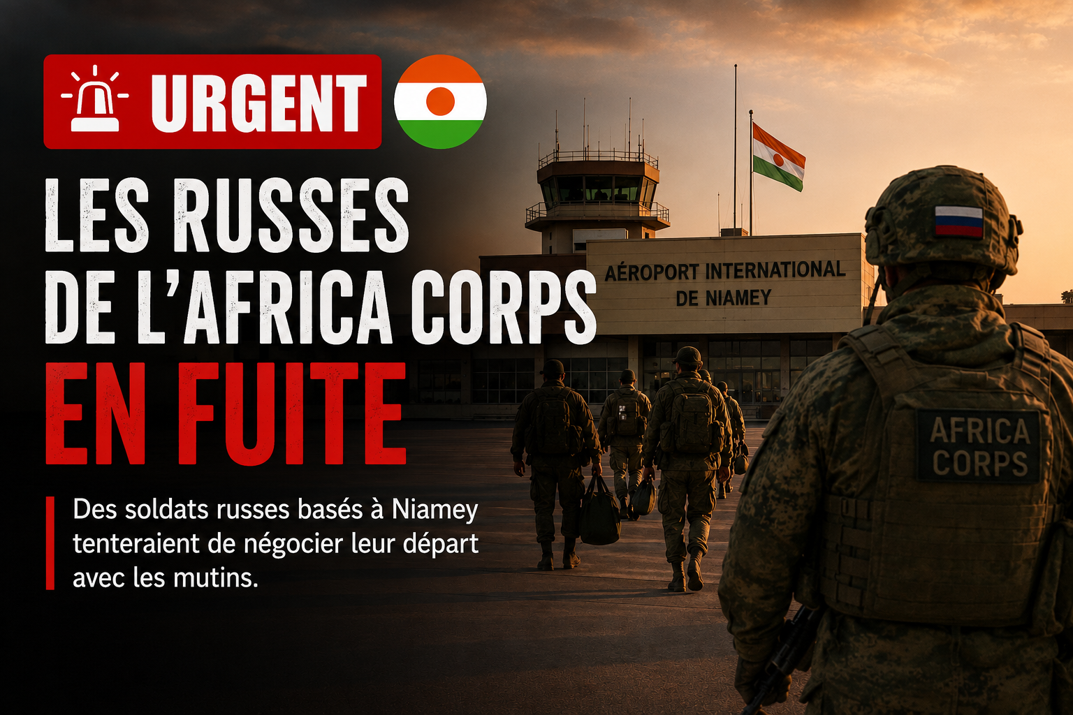 Crise à Niamey : l&rsquo;africa corps en quête d&rsquo;une issue face aux militaires nigériens