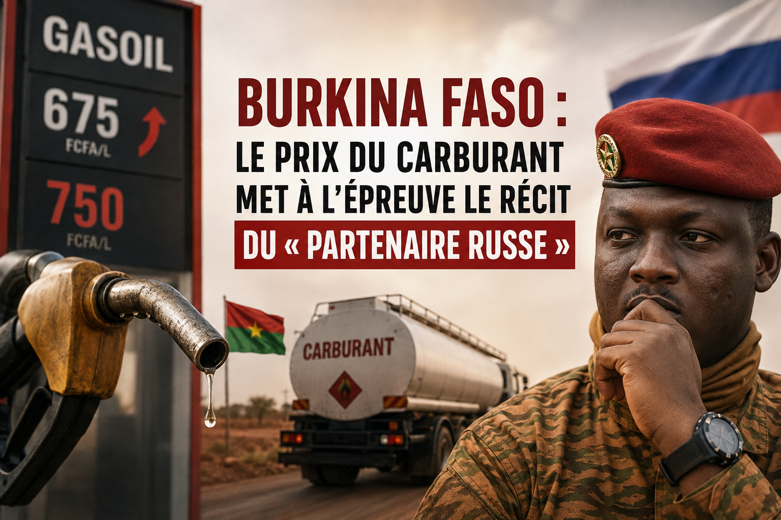 Hausse du carburant au Burkina Faso : entre promesses souveraines et réalités économiques