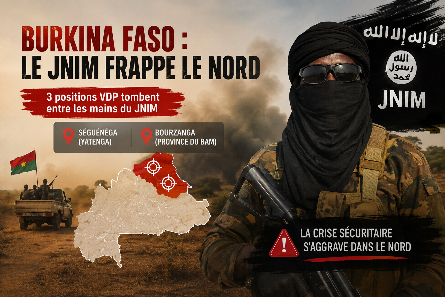 Crise au Burkina Faso : les failles de la stratégie anti-terroriste sous les assauts du JNIM
