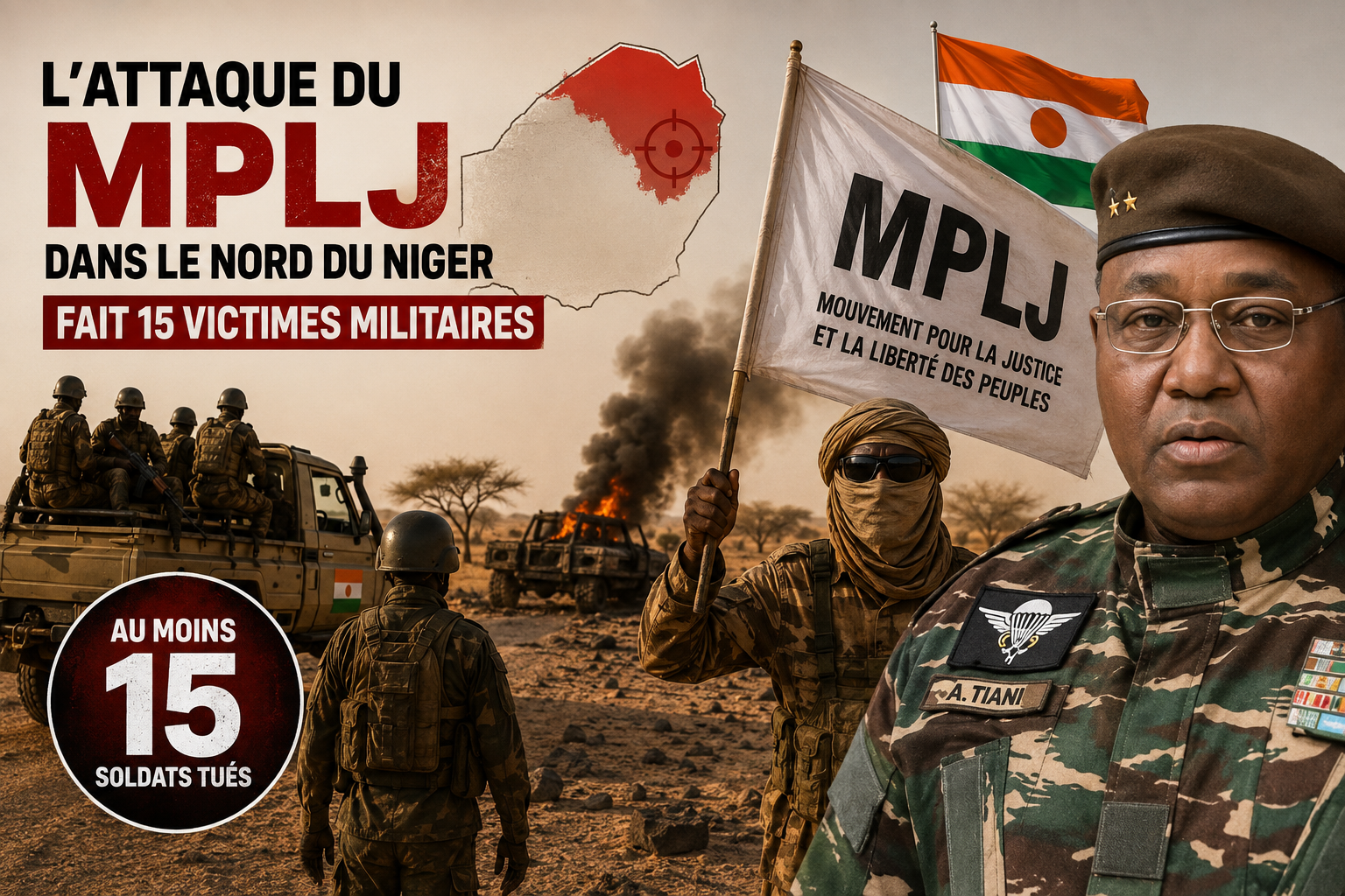 L&rsquo;insécurité au Niger : le mp lj frappe et révèle les failles de la junte