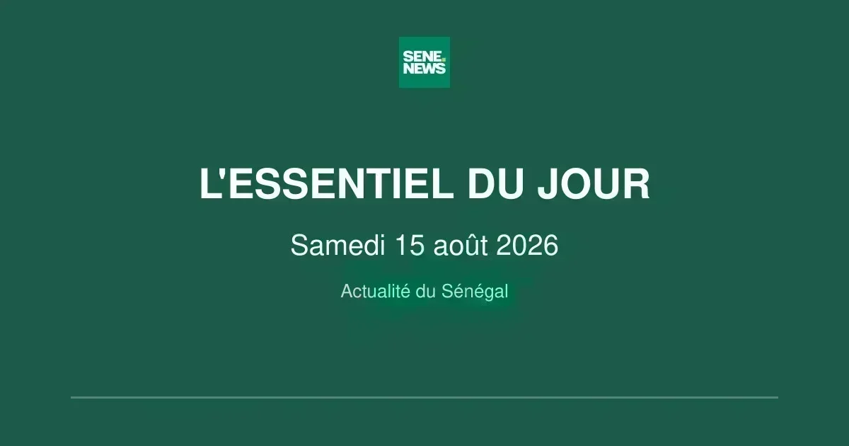 Le Sénégal face à ses défis : une journée sous le signe de la politique et de la nature en août 2026