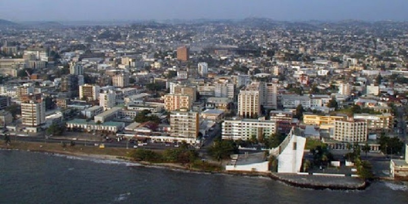 Libreville, vue aérienne de la capitale gabonaise