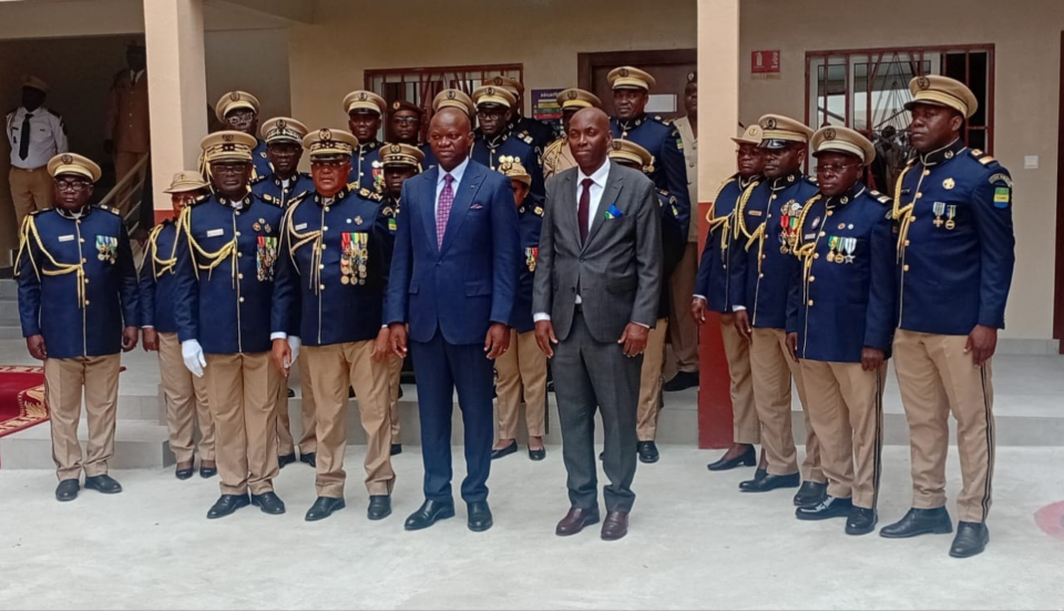 Inauguration du bâtiment annexe de la Sécurité pénitentiaire à Libreville