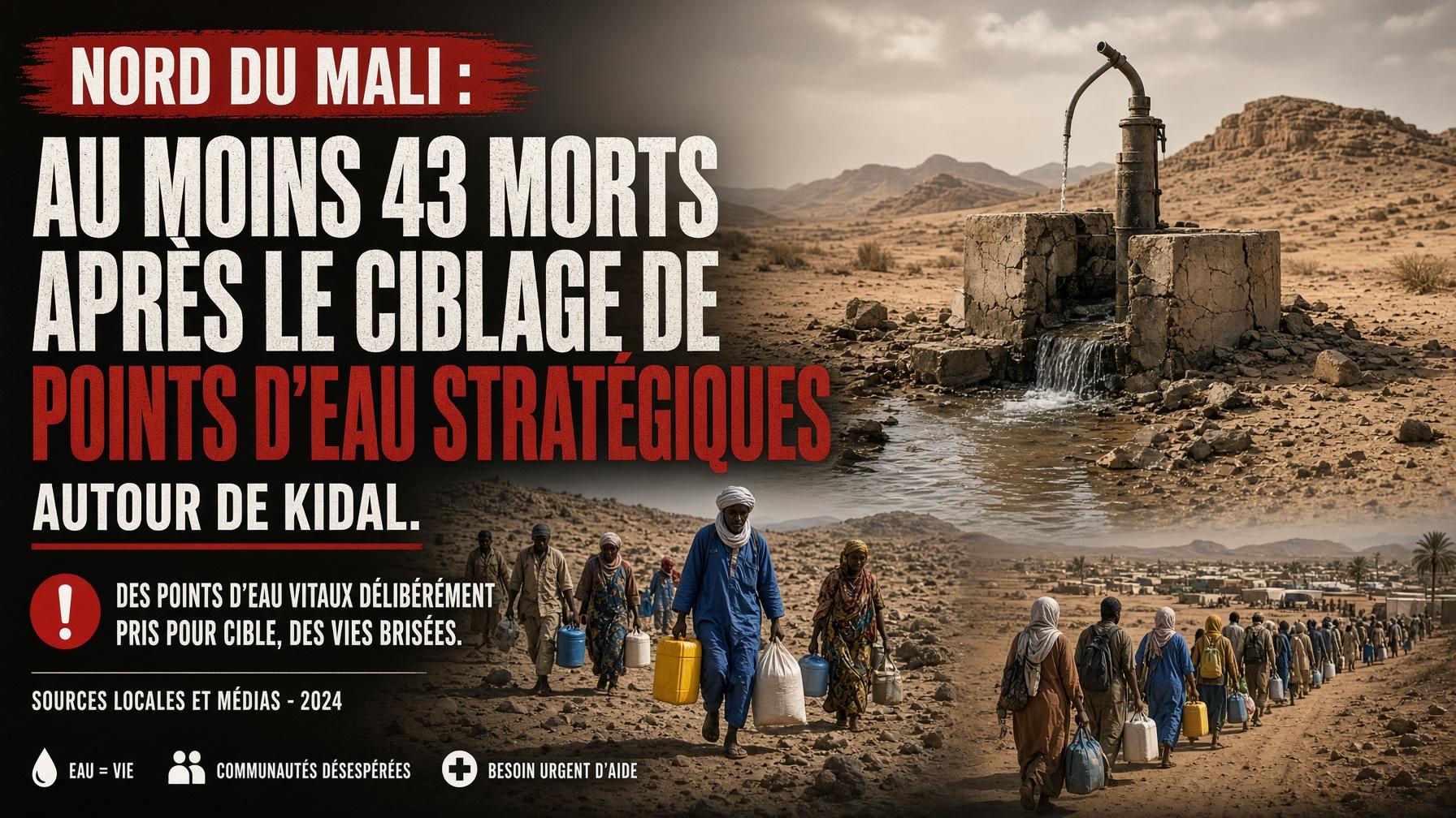 Ce que révèle la destruction des puits autour de Kidal : anatomie d&rsquo;une asphyxie calculée